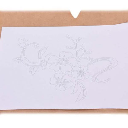 3D Mirror Flower Removable Wall Sticker