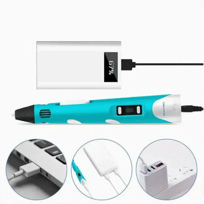 3D Printing Pen With Display - Includes 3D Pen