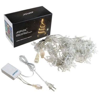 3M 300 LED Fairy String Curtain Lights