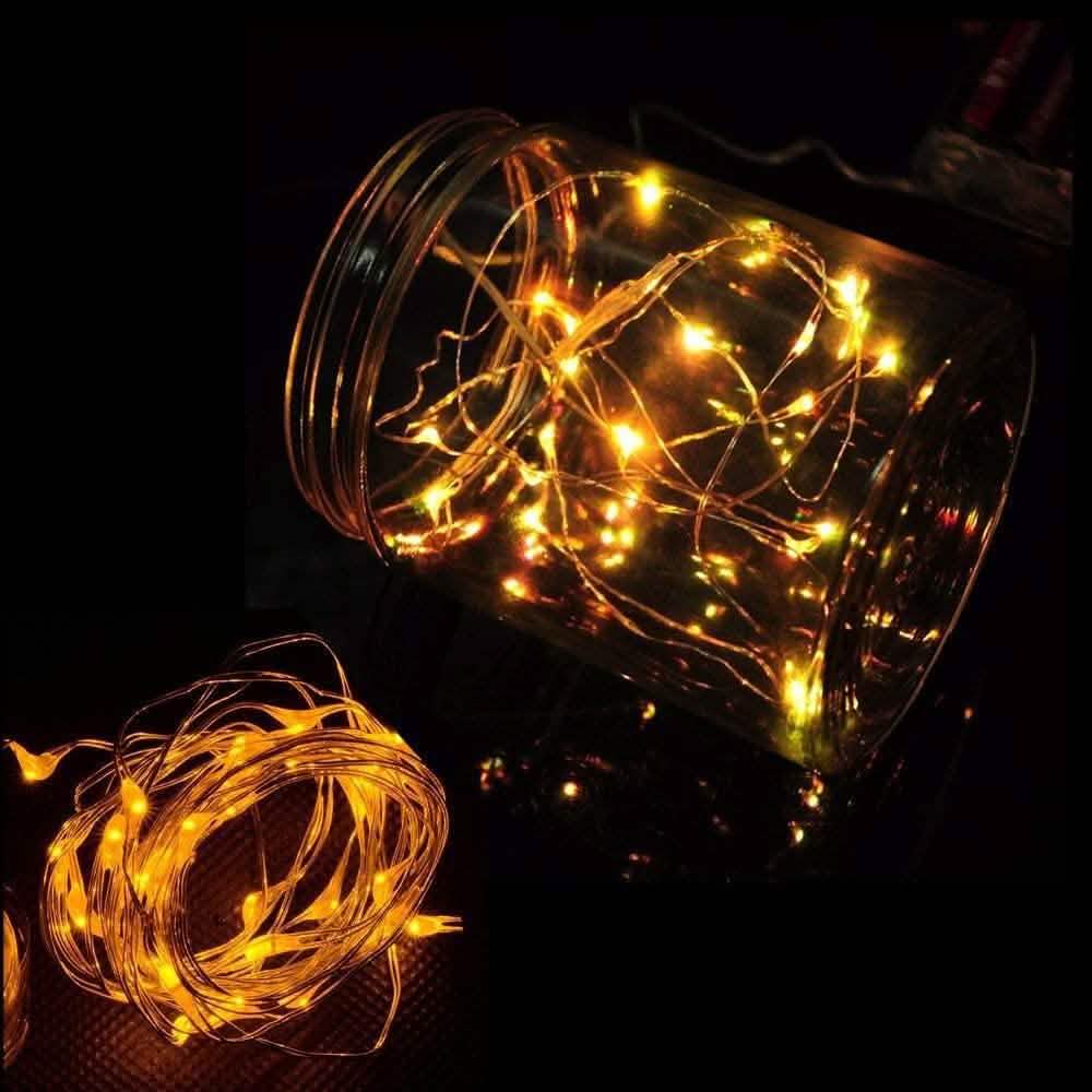 3M Fairy String Lights 9.8ft 30LED Battery-Operated Submersible Waterproof Light