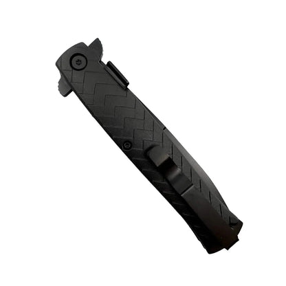 4" Black Dragon Knife with ABS Handle