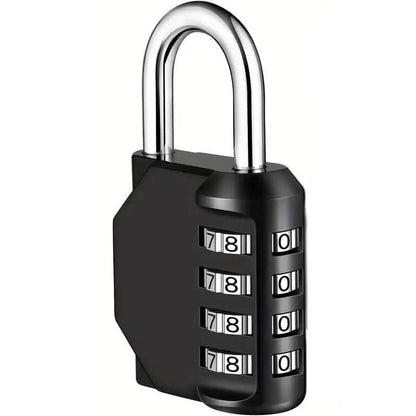 4-Digit Waterproof Zinc Alloy Combination Padlock