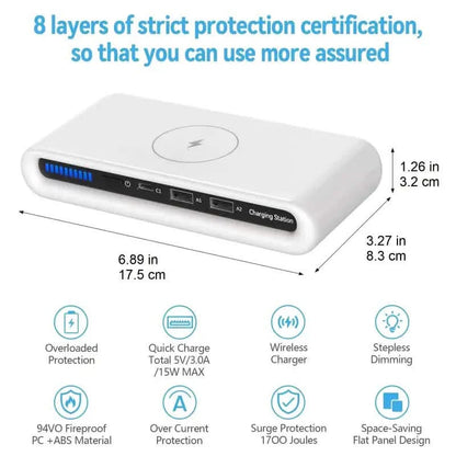 4-in-1 Charger 15W Portable Wireless Charger