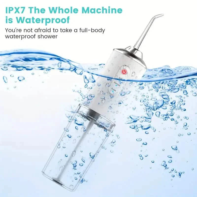 4-in-1 Cordless Water Flossers Oral Irrigator With DIY Mode 4 Jet Tips