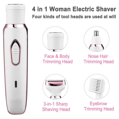 4-in-1 Electric Razor for Women