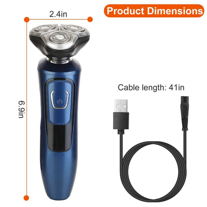 4-In-1 Electric Razor Shaver Rechargeable Cordless