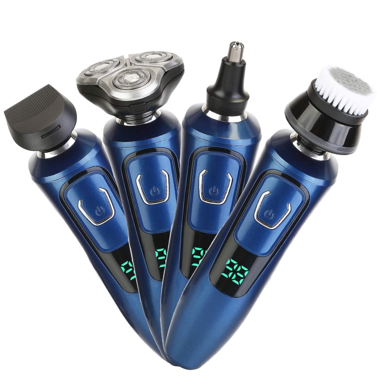 4-In-1 Electric Razor Shaver Rechargeable Cordless