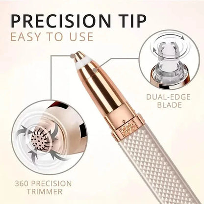 4-in-1 Facial Electric Hair Removal Painless Shaver Rechargeable Full Body Epilator