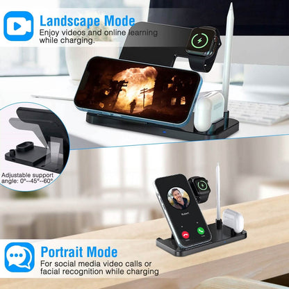 4-in-1 Foldable Wireless Charger