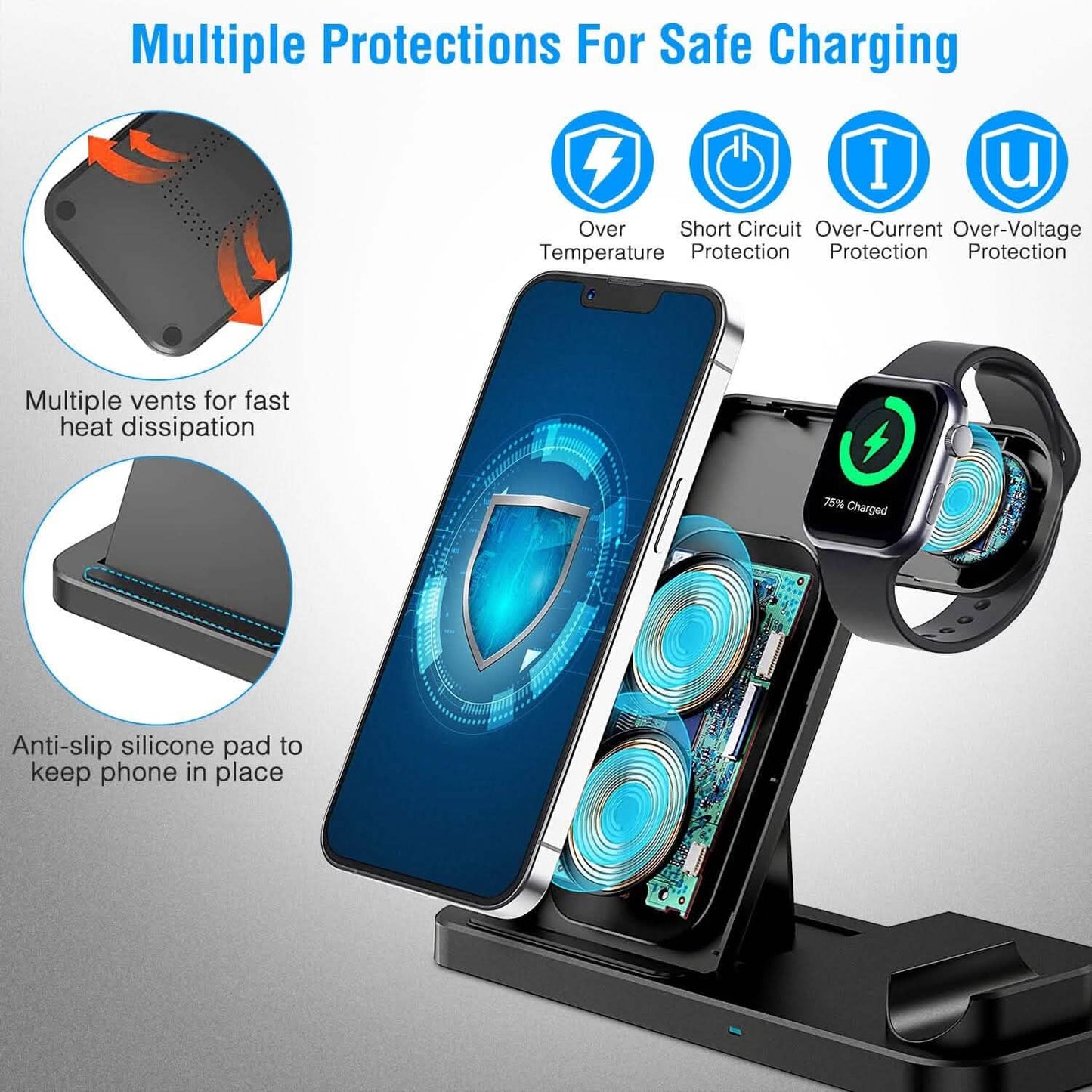 4-in-1 Foldable Wireless Charger