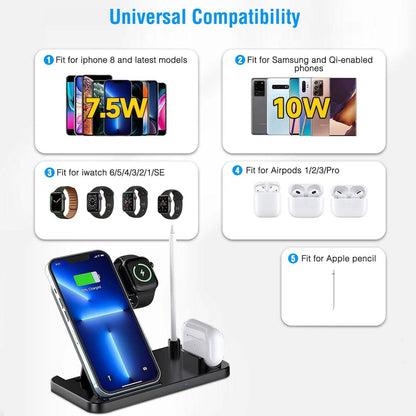 4-in-1 Foldable Wireless Charger