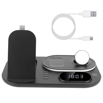 4-in-1 Foldable Wireless Charging Station Stand Dock