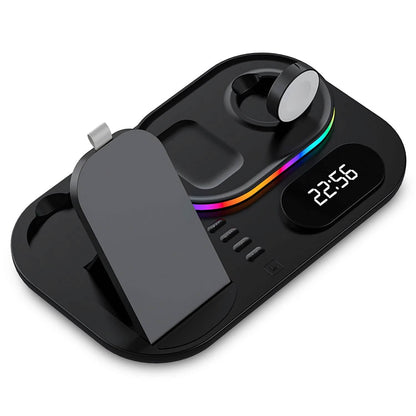 4-in-1 Foldable Wireless Charging Station Stand Dock