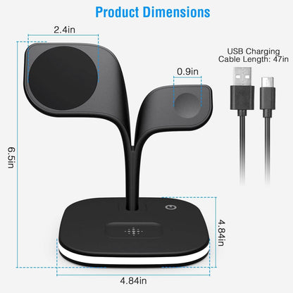4-in-1 Magnetic Wireless Charging Station Dock