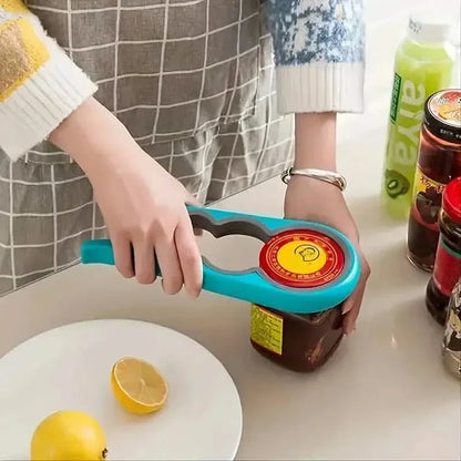 4-in-1 Multi-Purpose Can Opener with Non-Slip Grip