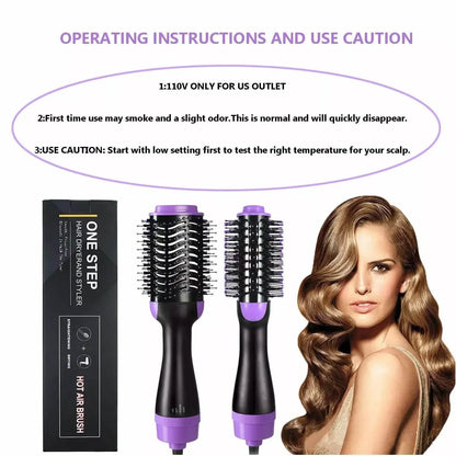 4-in-1 Negative Ion Hot Hair Dryer Brush, ASOGO One Step Hair Dryer & Volumizer