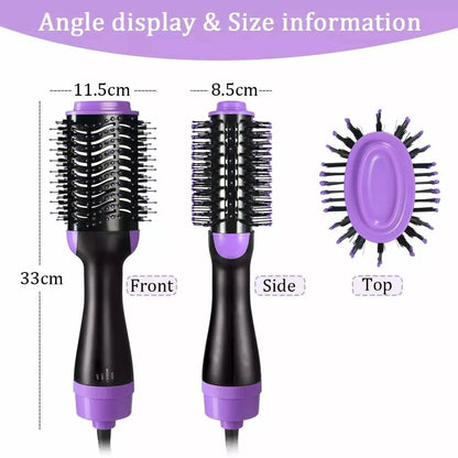 4-in-1 Negative Ion Hot Hair Dryer Brush, ASOGO One Step Hair Dryer & Volumizer