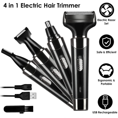 4-in-1 Rechargeable Hair Trimmer
