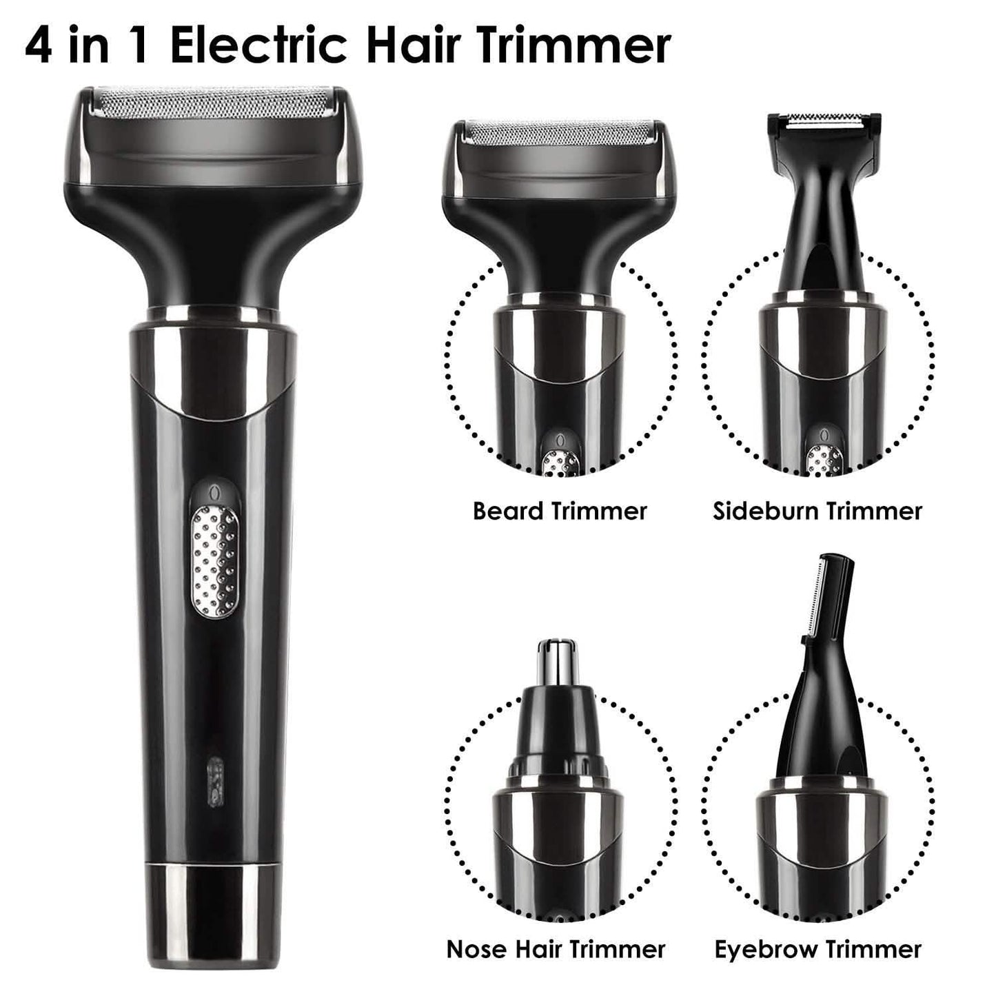 4-in-1 Rechargeable Hair Trimmer