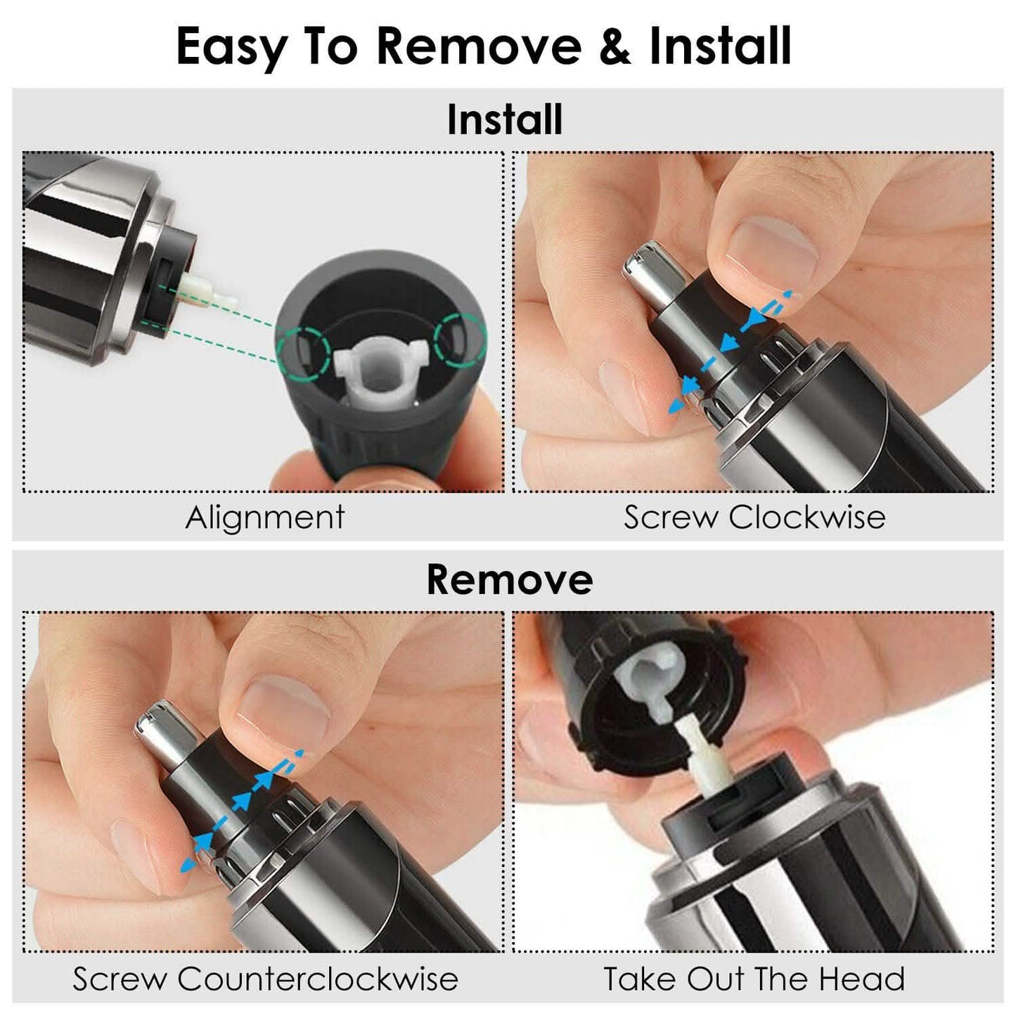 4-in-1 Rechargeable Hair Trimmer