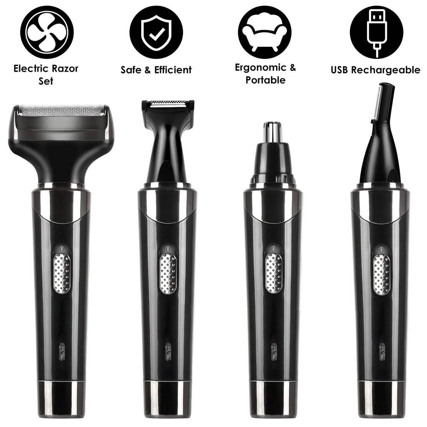 4-in-1 Rechargeable Hair Trimmer