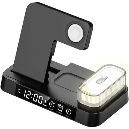 4-in-1 Wireless Charging Station with LED Night Light