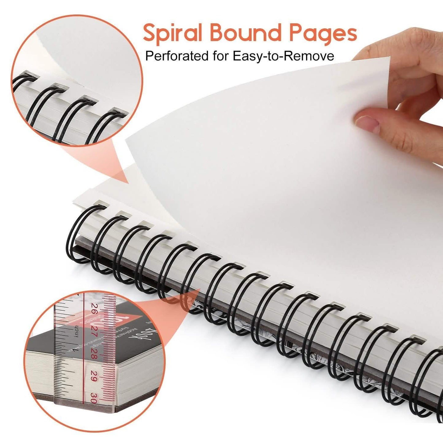 4-Pack: 100 Sheets Sketch Book