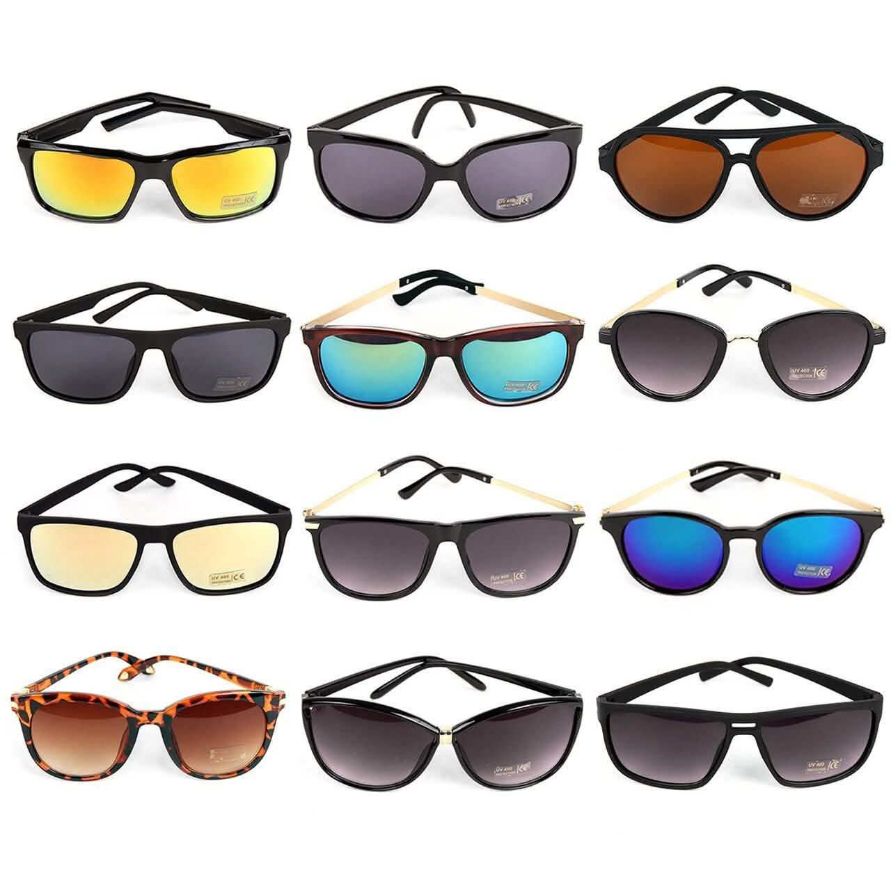 4-Pack: Assorted Unisex Sunglasses