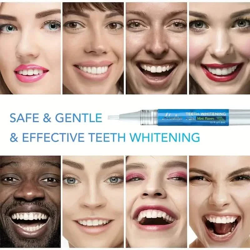 4-Pack: Bright White Mint Flavor 3Ml/0.1Fl Oz Teeth Whitening Gel Pen