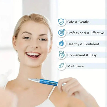 4-Pack: Bright White Mint Flavor 3Ml/0.1Fl Oz Teeth Whitening Gel Pen