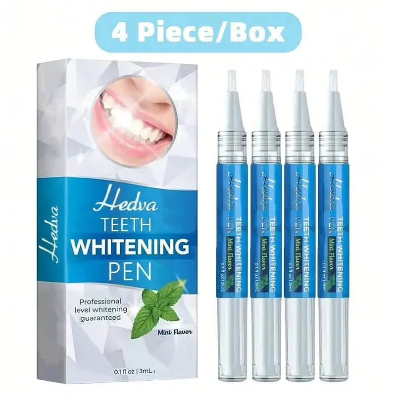4-Pack: Bright White Mint Flavor 3Ml/0.1Fl Oz Teeth Whitening Gel Pen