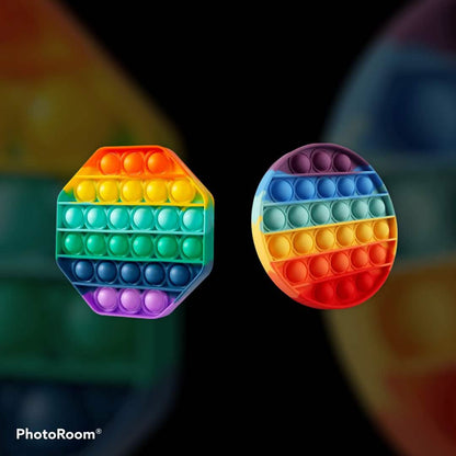 4-Pack: Bubble Popper Anti - Stress Fidget Toy
