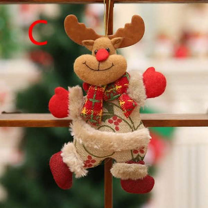 4-Pack: Christmas Doll Pendant Gifts