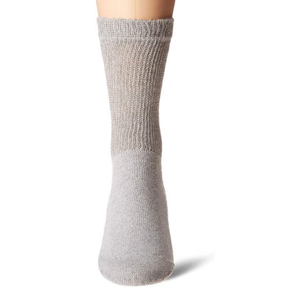 4-Pack: Comfortable Non-Binding Diabetic Crew Socks