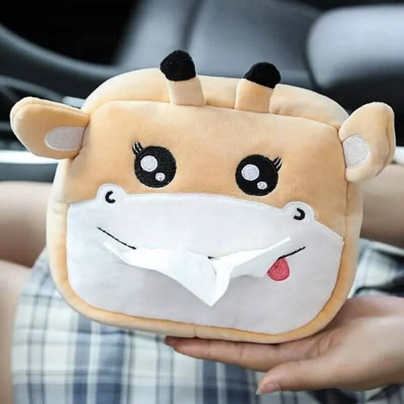 4-Pack: Cute Cartoon Car Tissue Box