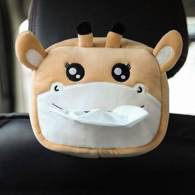 4-Pack: Cute Cartoon Car Tissue Box