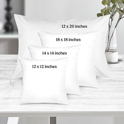 4-Pack: Decorative Throw Pillows Bed Sofa Couch Pillow Set Bounce Back Cushions