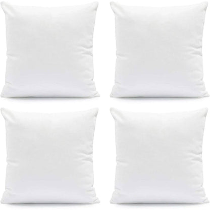 4-Pack: Decorative Throw Pillows Bed Sofa Couch Pillow Set Bounce Back Cushions