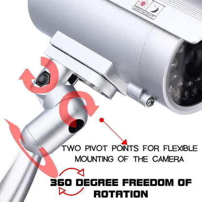 4 Pack: Fitnate Fake Security Camera CCTV Surveillance System