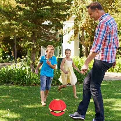 4-Pack: Flying Saucer Ball with LED Lights