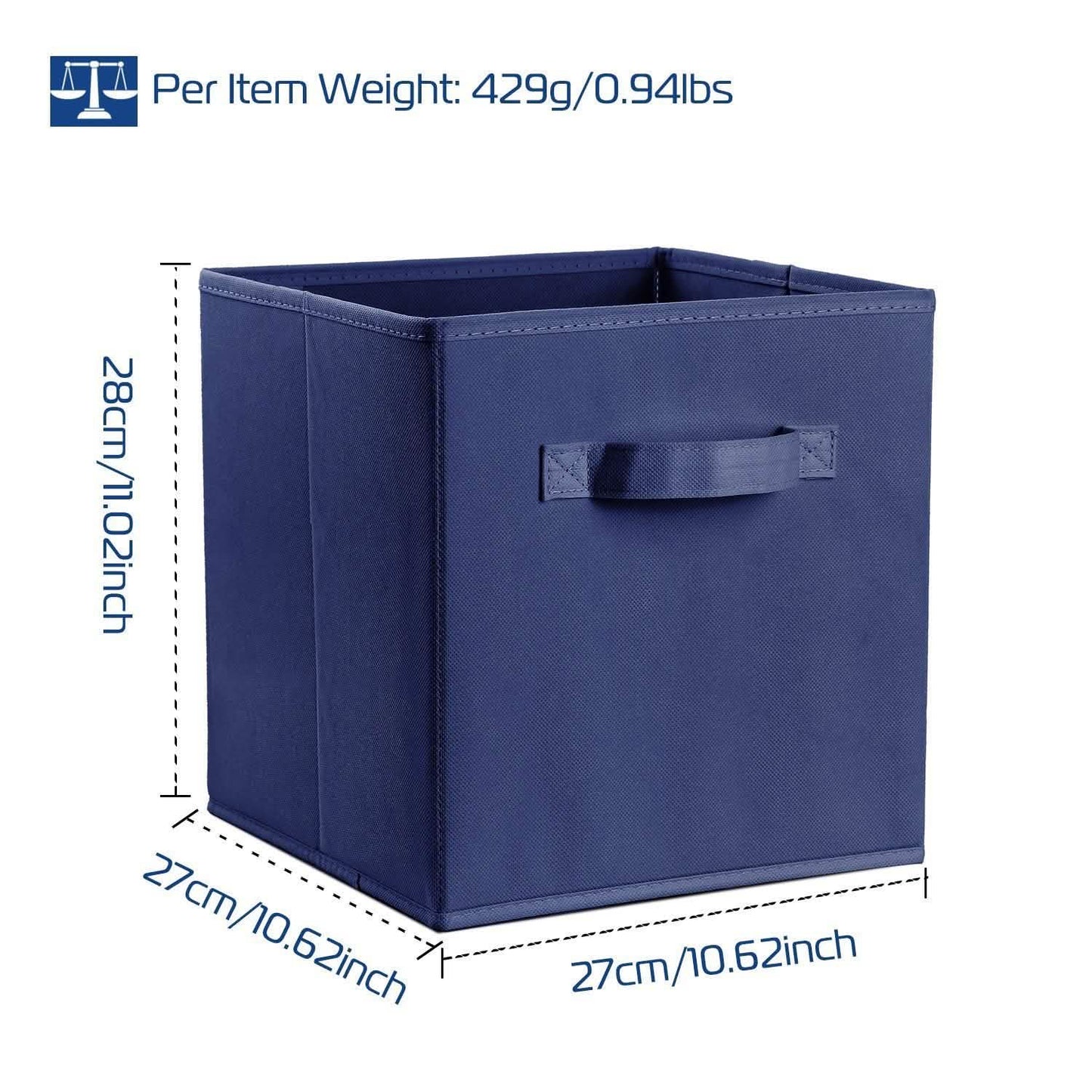 4-Pack: iMounTEK Foldable Storage Cube Bins