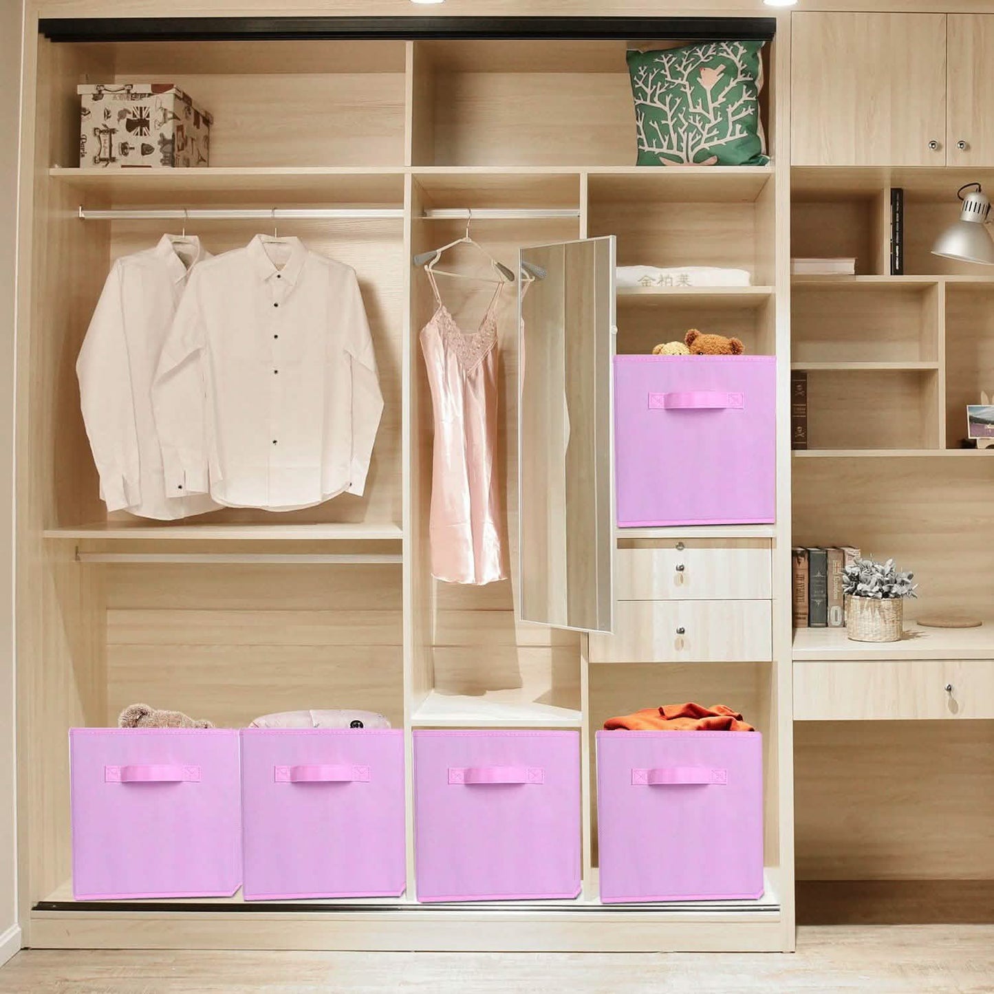 4-Pack: iMounTEK Foldable Storage Cube Bins