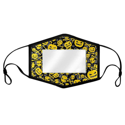 4-Pack: Kids Smile Window Face Mask Washable and Reusable