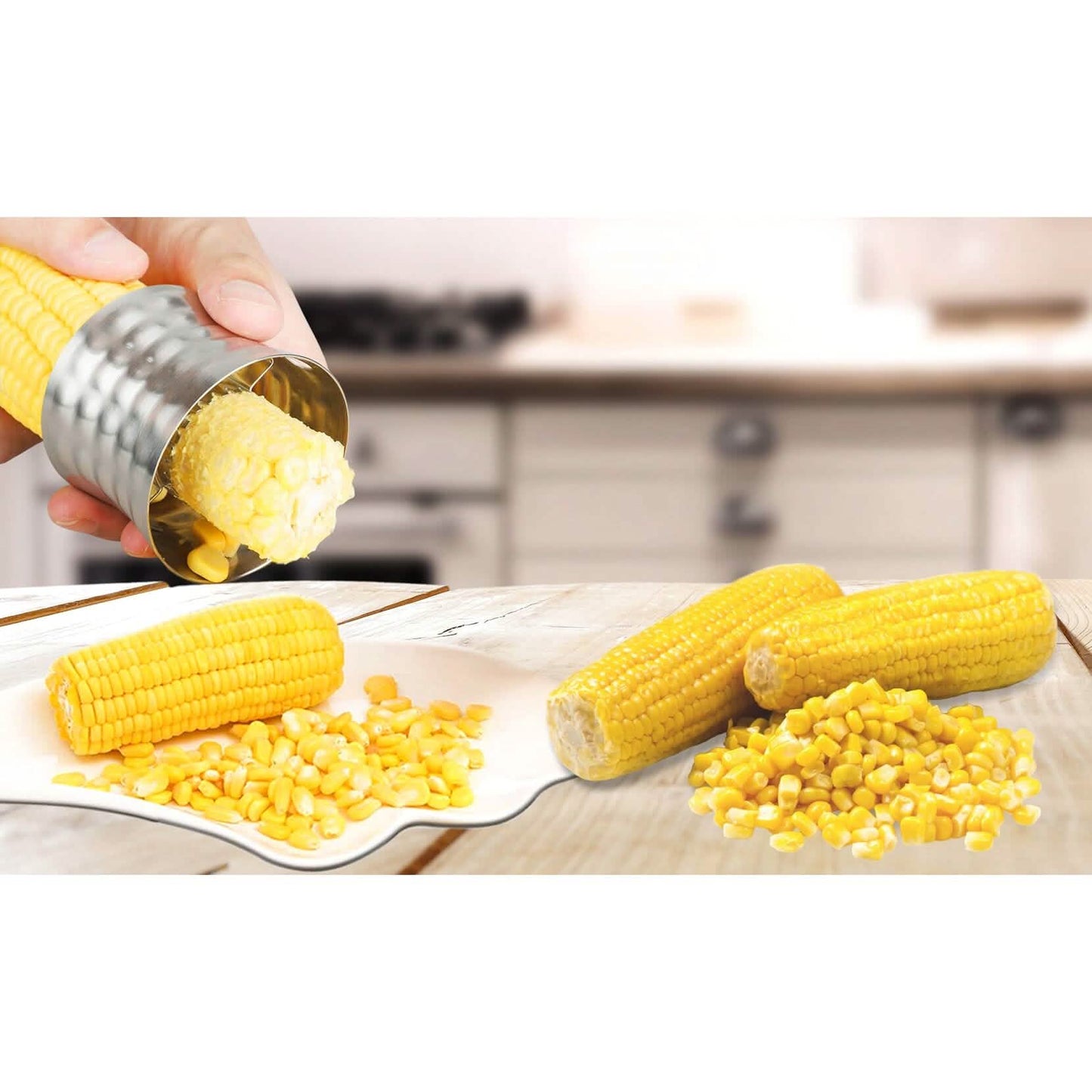 4-Pack: Kitchen Cutter, Slicer, Dicer, Peeler And Corer Gadgets