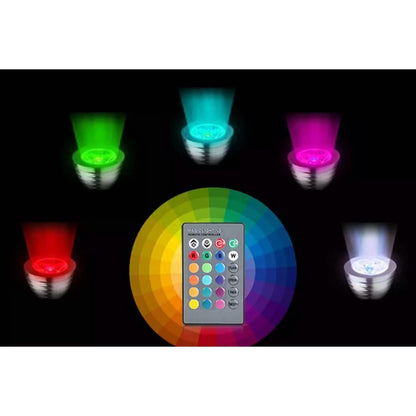4-Pack: Magic Light LED Light Bulb (E27 3W) with Remote - 16 Colors