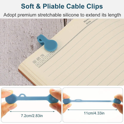 4-Pack: Magnetic Cable Clips Magnet
