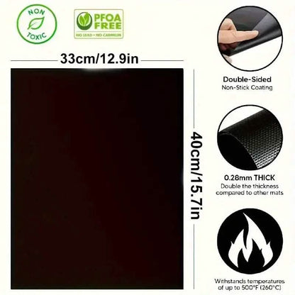 4-Pack: Non-Stick Reusable Oven Liners