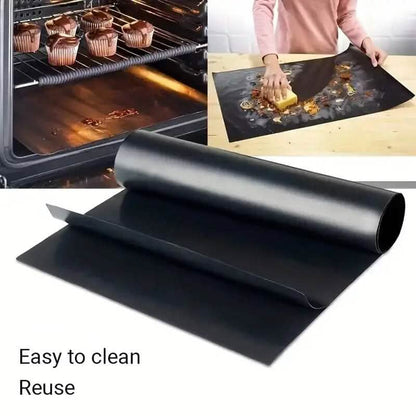 4-Pack: Non-Stick Reusable Oven Liners