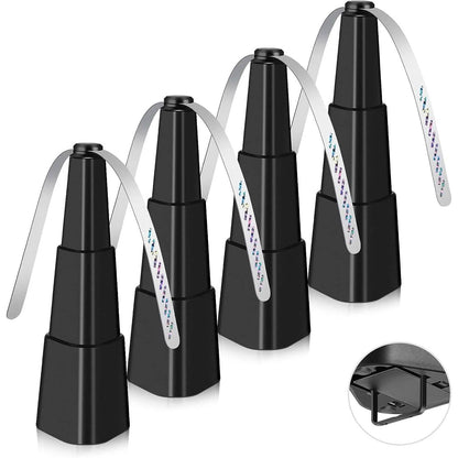 4-Pack: Portable Table Top Fly Fan Fly Spinner with Holographic Blades
