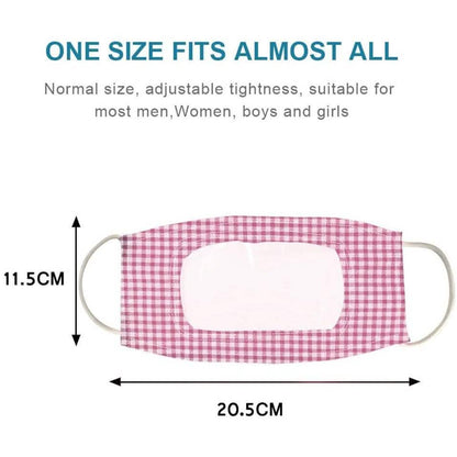 4-Pack: Reusable Anti Dust Unisex Smile Mouth Face Mask